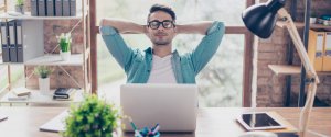 Entspannt im Büro