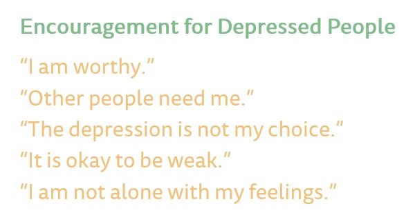 Encouragement for depressed People